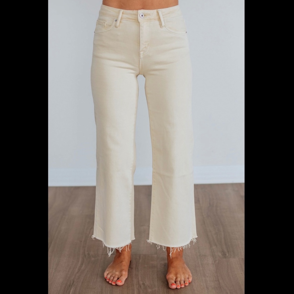 Oak + Fort Bone Denim Jeans